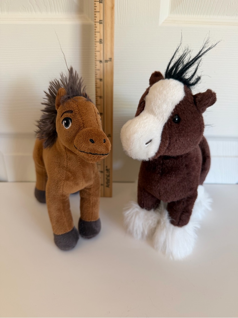 Ganz Webkinz Clydesdale Horse and Dream Works Spirit Horse plush